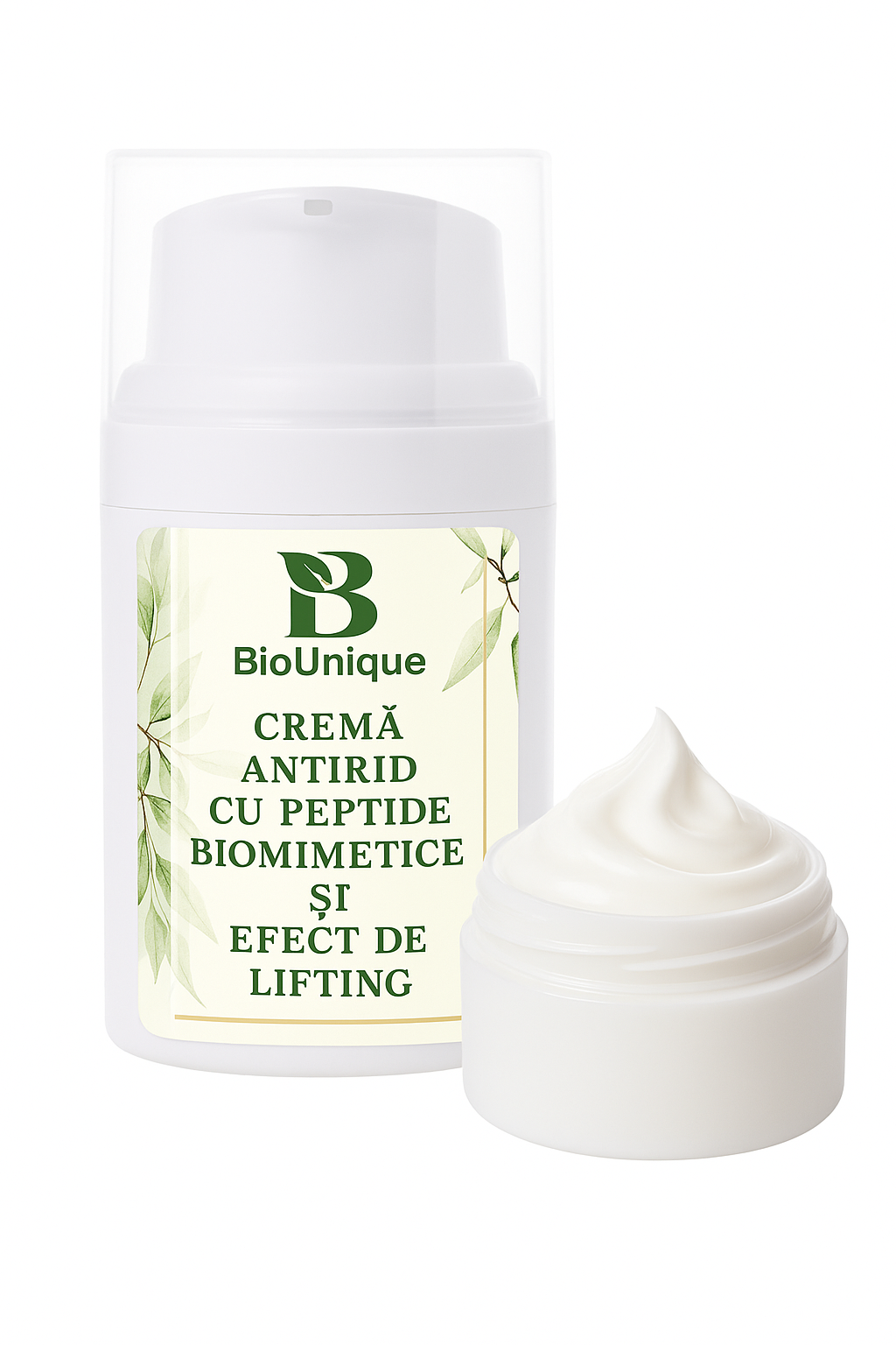 Crema Antirid cu Peptide Biomimetice si Efect de Lifting