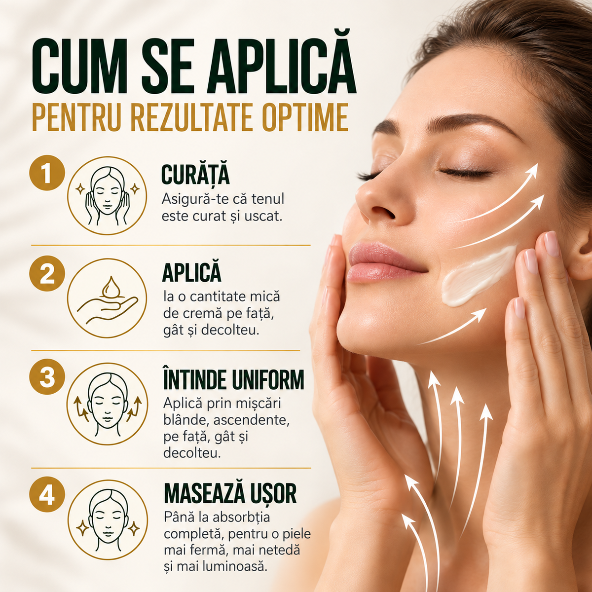 Crema antirid cu peptide biomimetice si efect de lifting, 50 ml
