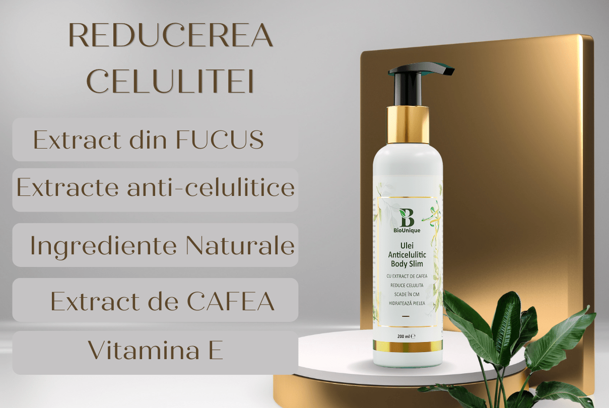 Set Ulei remodelare corp cu efect anticelulitic și scădere cu până la 8 cm - BioUnique
