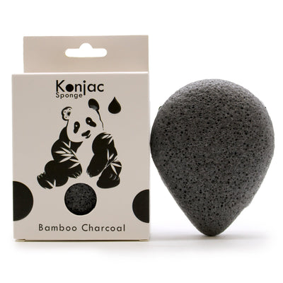Konjac-Schwamm für die Haut – Bambuskohle – antibakteriell