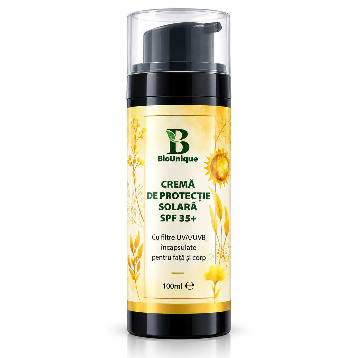 Cremă cu factor de protecție solară SPF +35 pentru față și corp, 100 ml