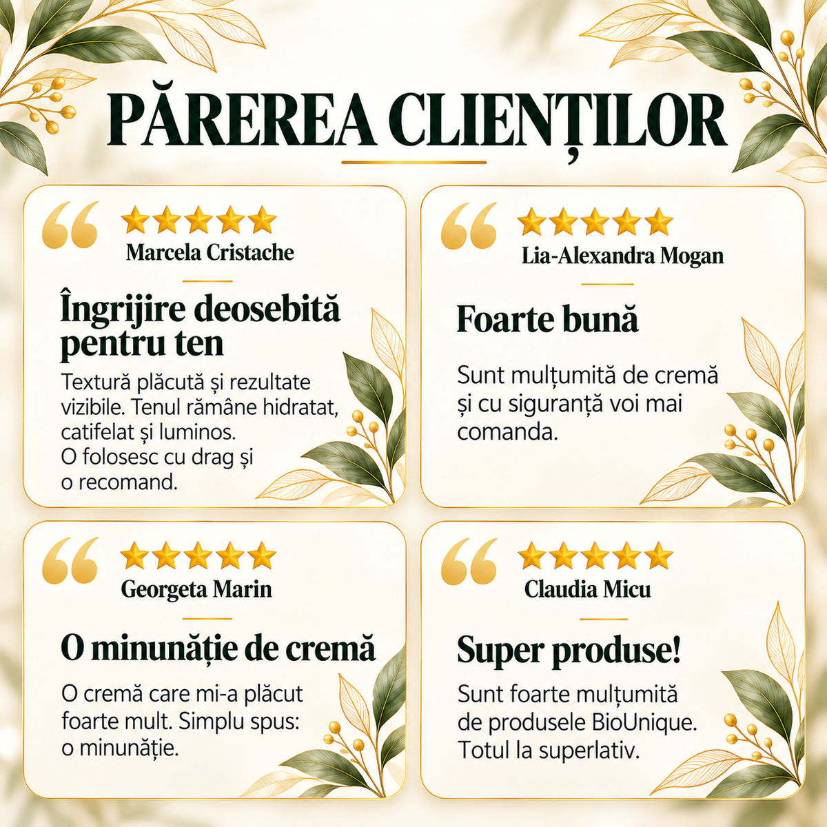 Crema anti-aging nutritiva cu peptide, acid hialuronic,coenzima Q10, 50 ml