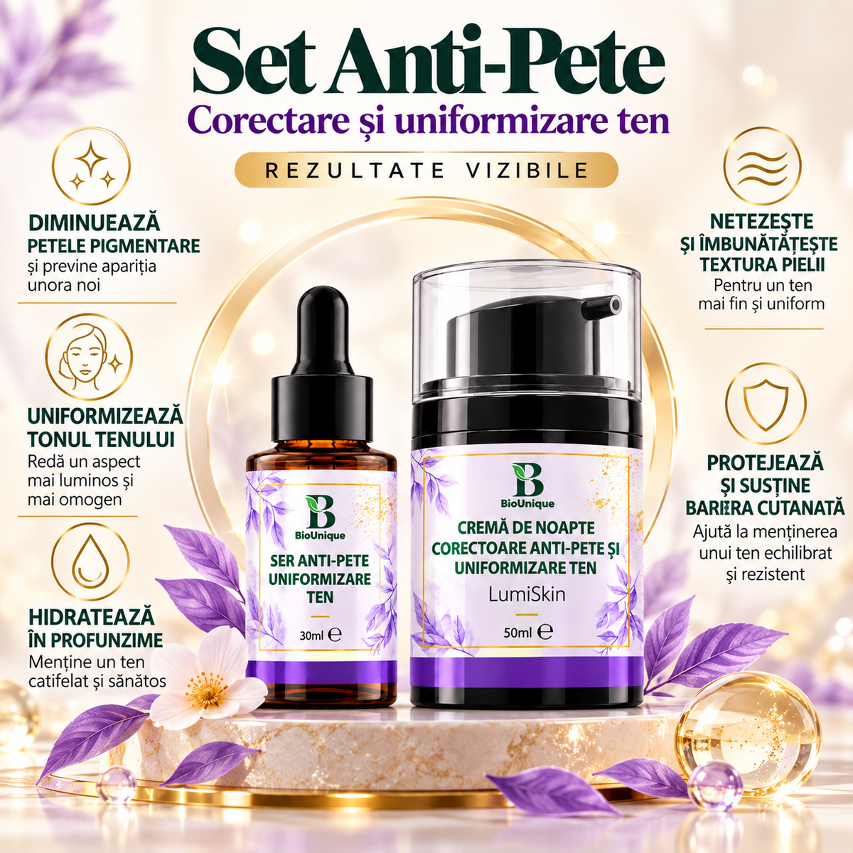 Set anti-pete si uniformizare ten