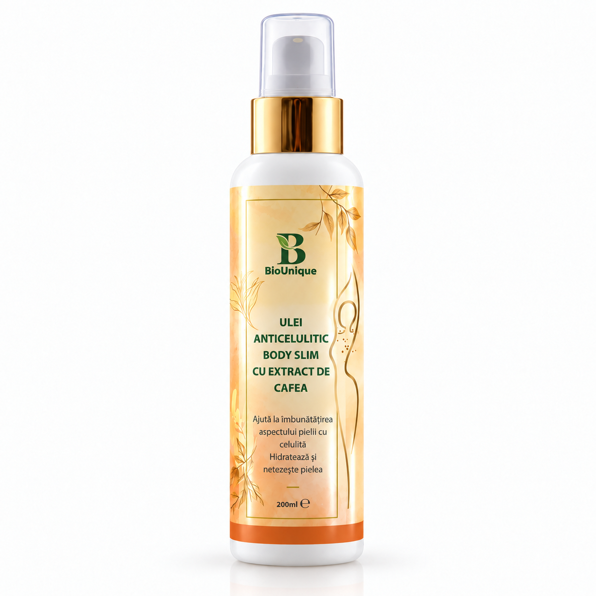 Ulei anticelulitic pentru remodelarea corpului, hidratare si fermitate, 200 ml