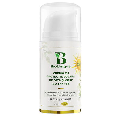 Cream with sun protection factor +35 for face and body 100 ml