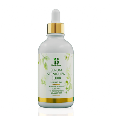 Serum Stemglow Elixir - Ser Anti-Aging cu Celule Stem din Portocal și Acid Hialuronic