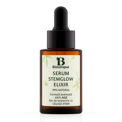 Serum Stemglow Elixir - Ser Anti-Aging cu Celule Stem din Portocal și Acid Hialuronic