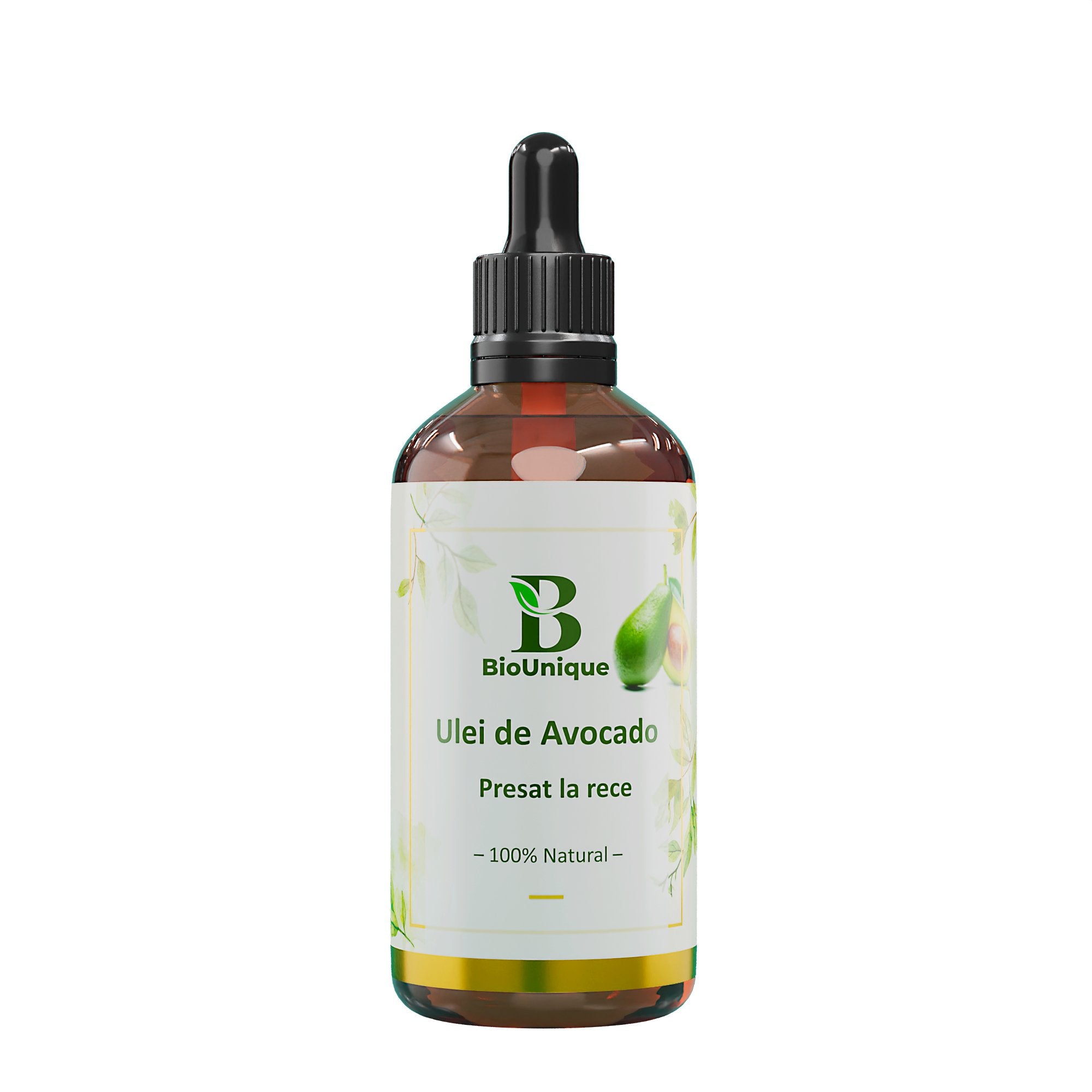 Ulei de avocado natural nerafinat 30 ml - BioUnique