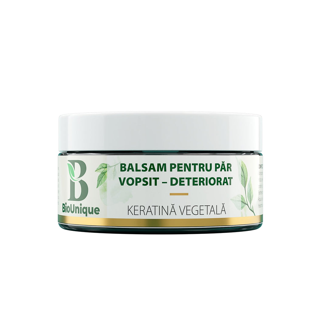 Balsam de păr Hidratant și Reparator cu Miere, Shea, Cocos și Keratină 100 ml - BioUnique