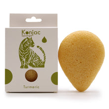 Încarcă imaginea în vizualizatorul Galerie, Burete Konjac pentru ten - Antirid - Turmeric - BioUnique
