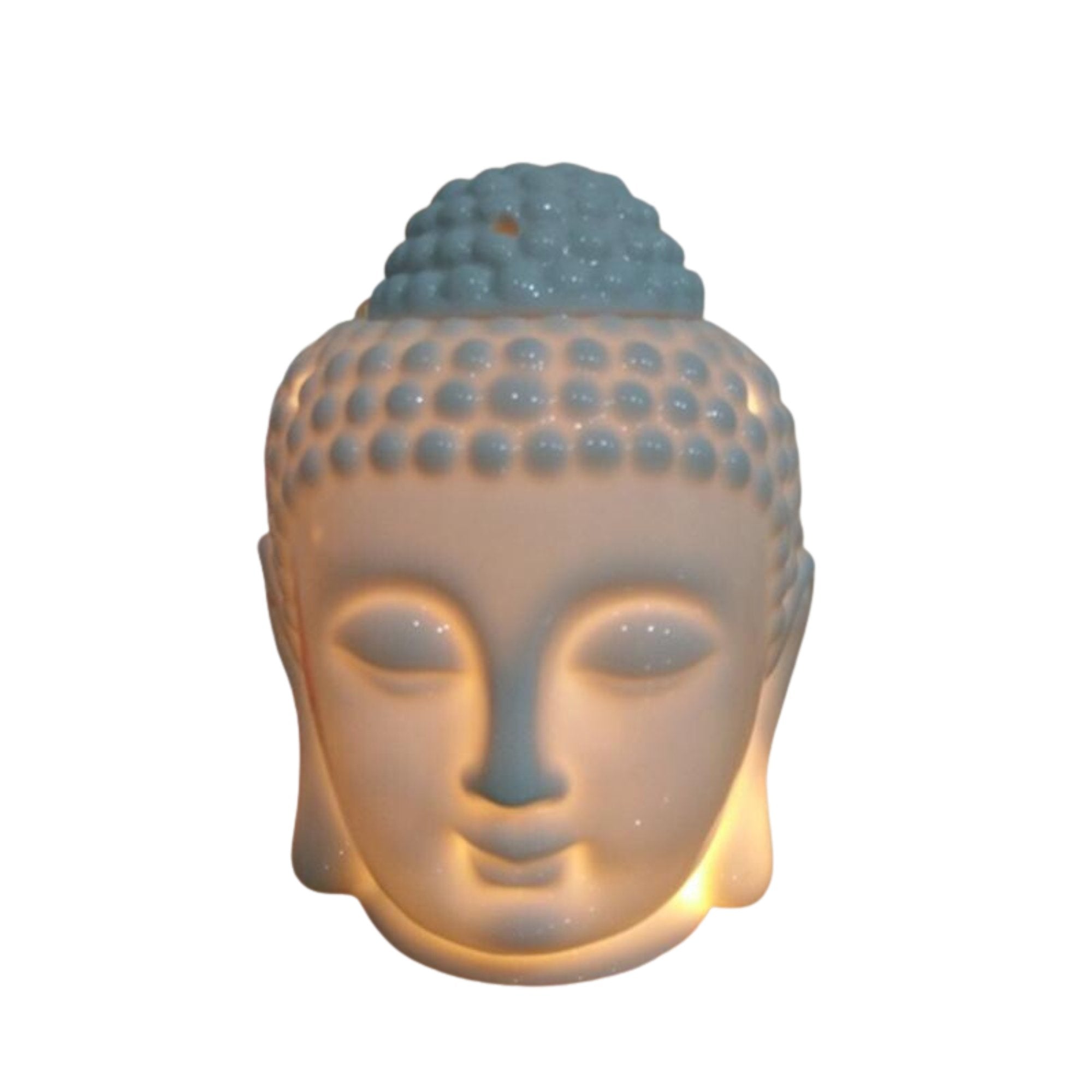 Lampă aromaterapie Cap Buddha pentru arderea lumânărilor și ulei esențial - BioUnique